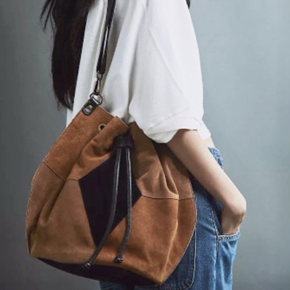 Free people large bucket bag